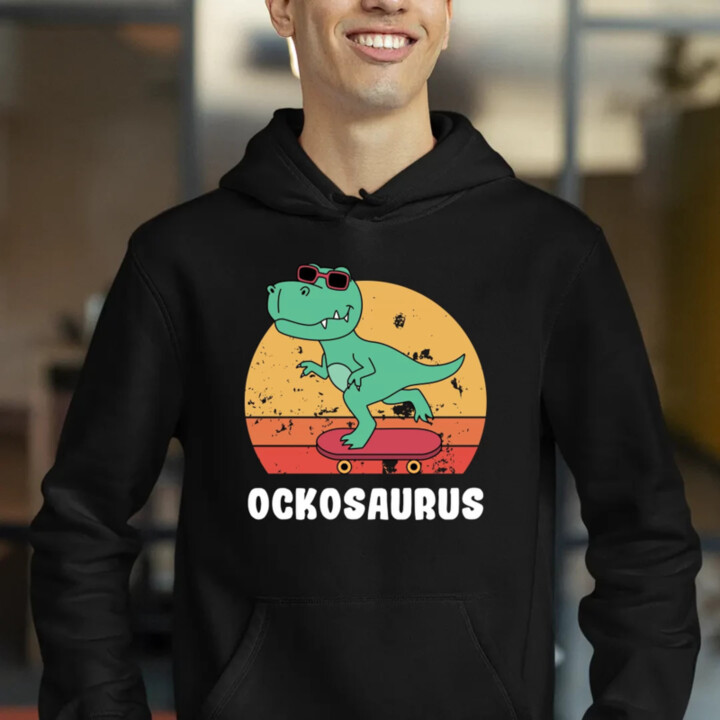 Ockosaurus  - pánska mikina s potlačou