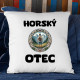 Horský otec - vankúš s potlačou