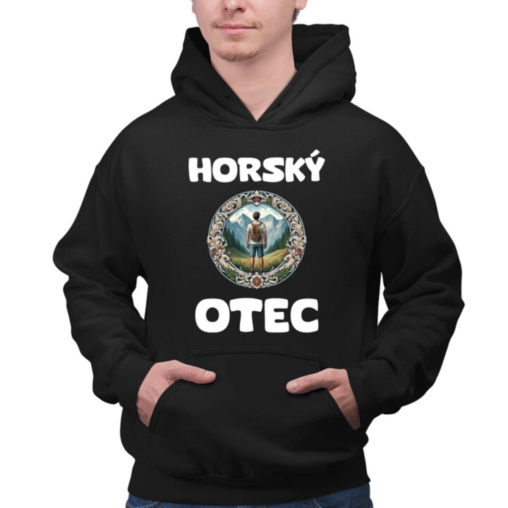 Horský otec  - pánska mikina s potlačou
