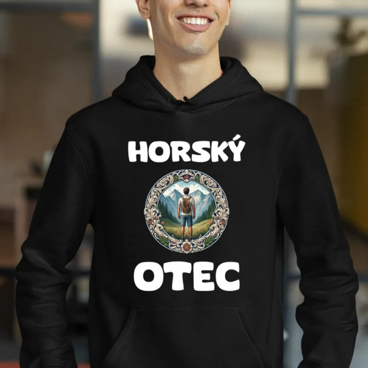 Horský otec  - pánska mikina s potlačou