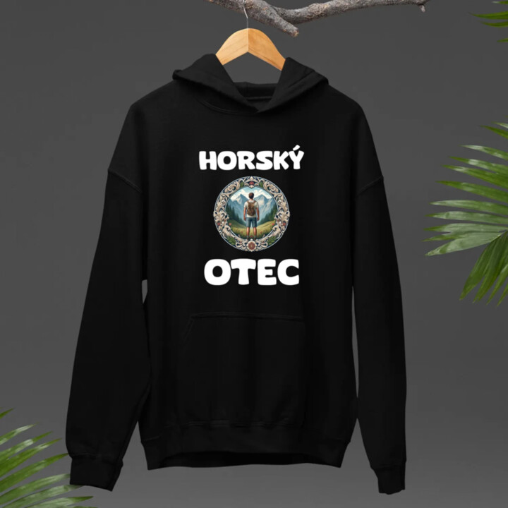 Horský otec  - pánska mikina s potlačou