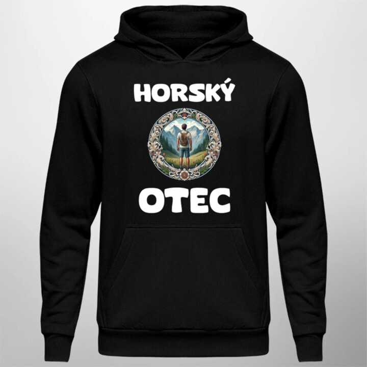 Horský otec  - pánska mikina s potlačou