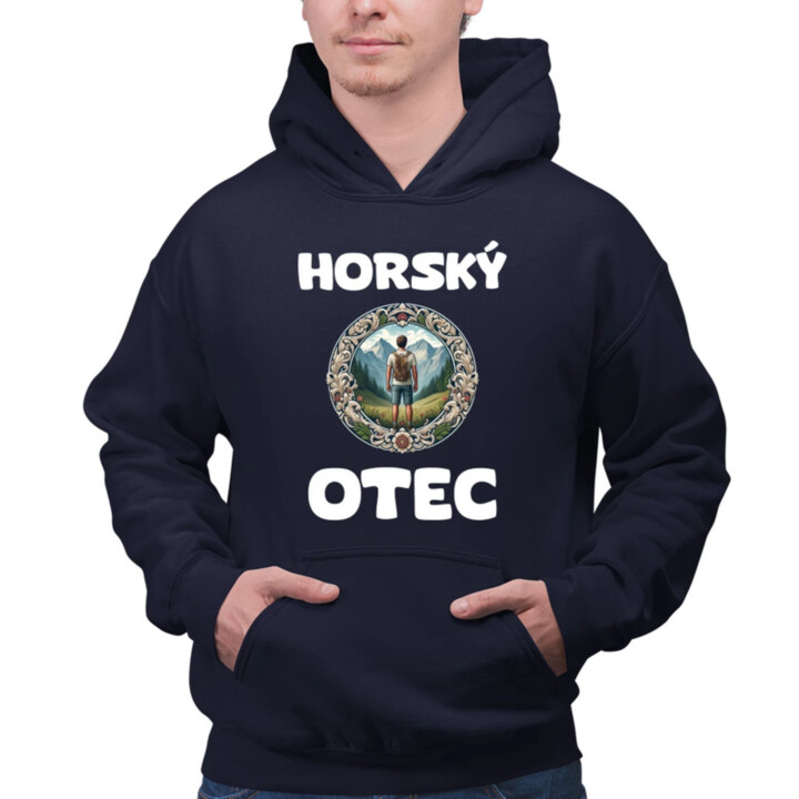 Horský otec  - pánska mikina s potlačou