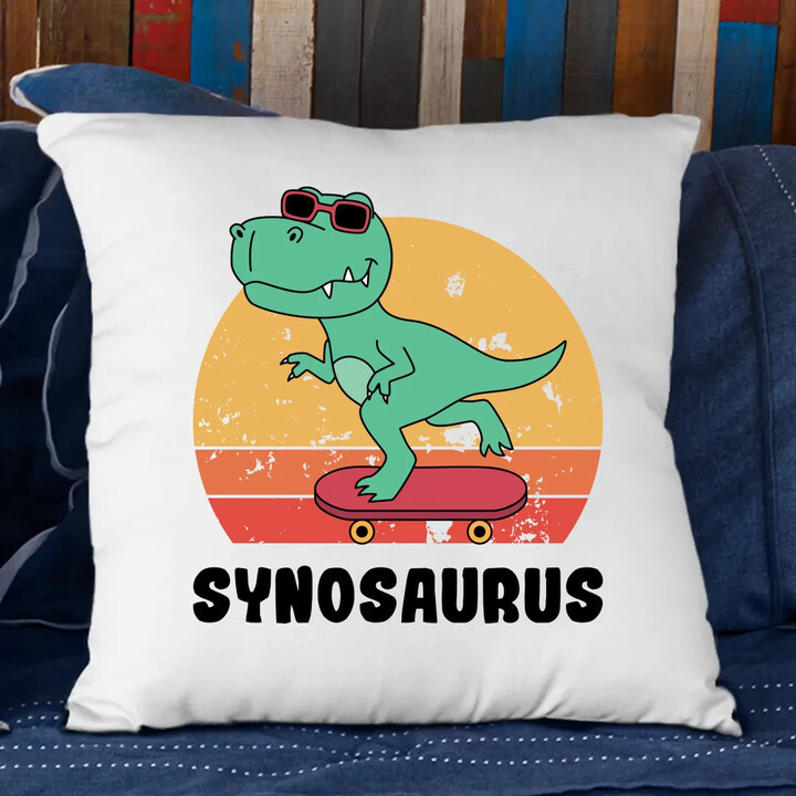 Synosaurus - vankúš s potlačou