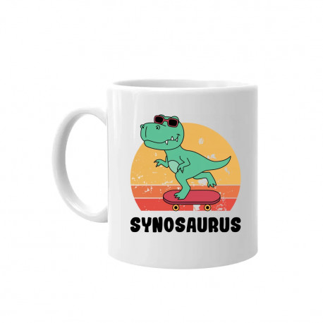 Synosaurus - keramický hrnček s potlačou