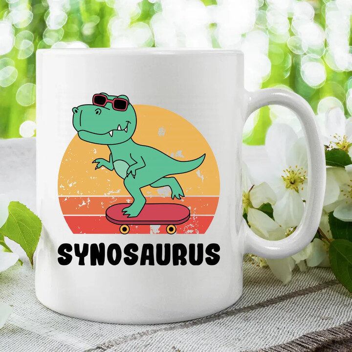 Synosaurus - keramický hrnček s potlačou