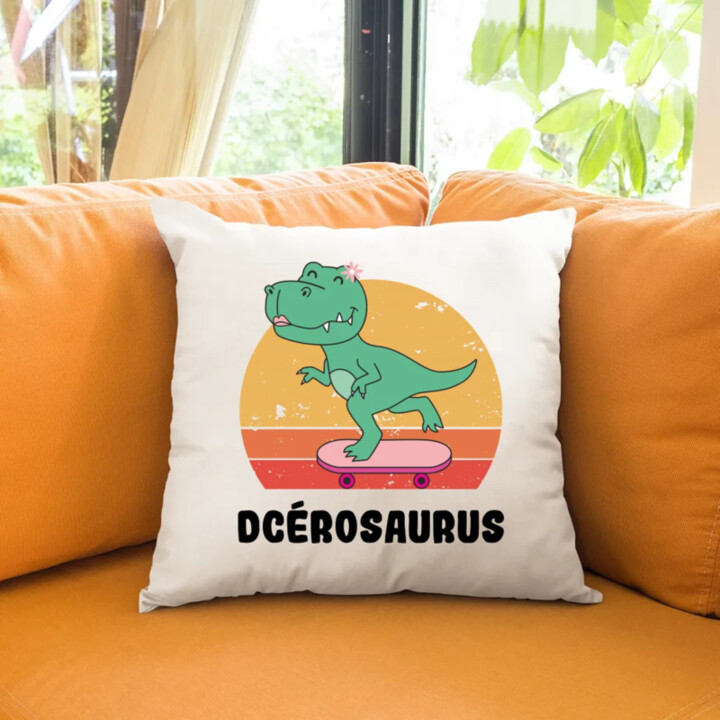 Dcérosaurus - vankúš s potlačou