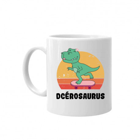 Dcérosaurus - keramický hrnček s potlačou