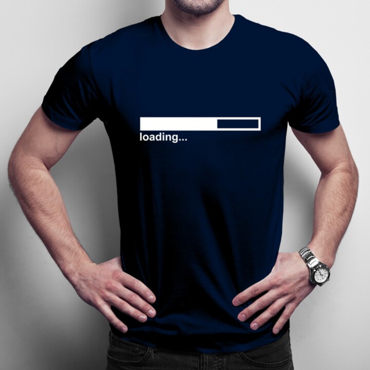 Loading... - Pánske tričko s potlačou