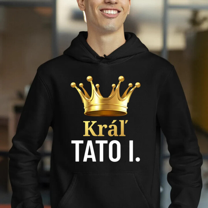 Kráľ Tato I.  - pánska mikina s potlačou