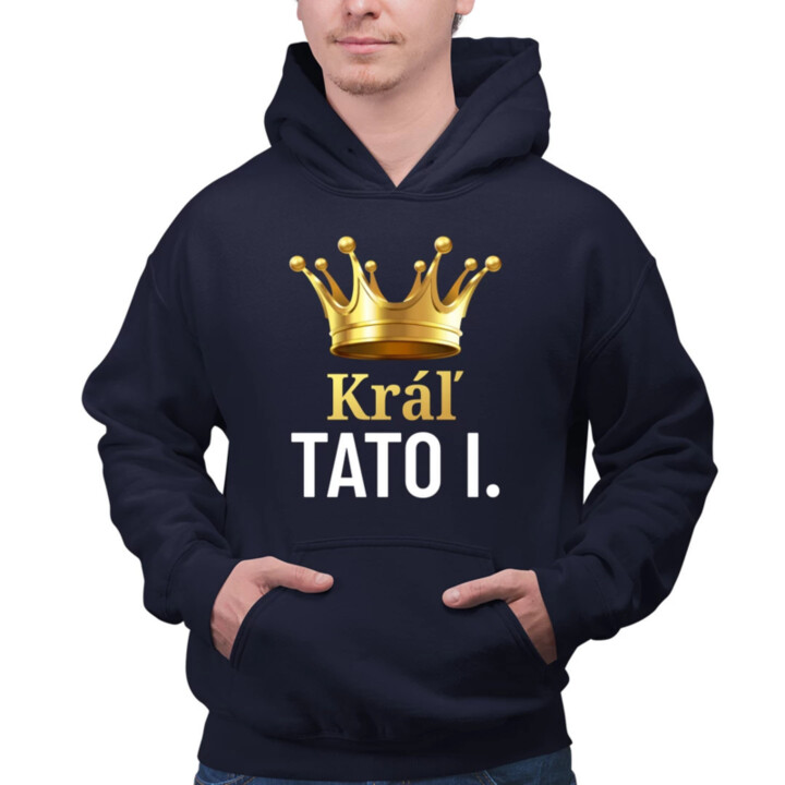 Kráľ Tato I.  - pánska mikina s potlačou