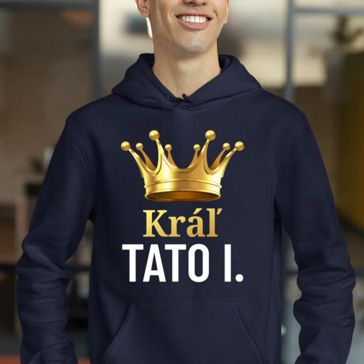 Kráľ Tato I.  - pánska mikina s potlačou