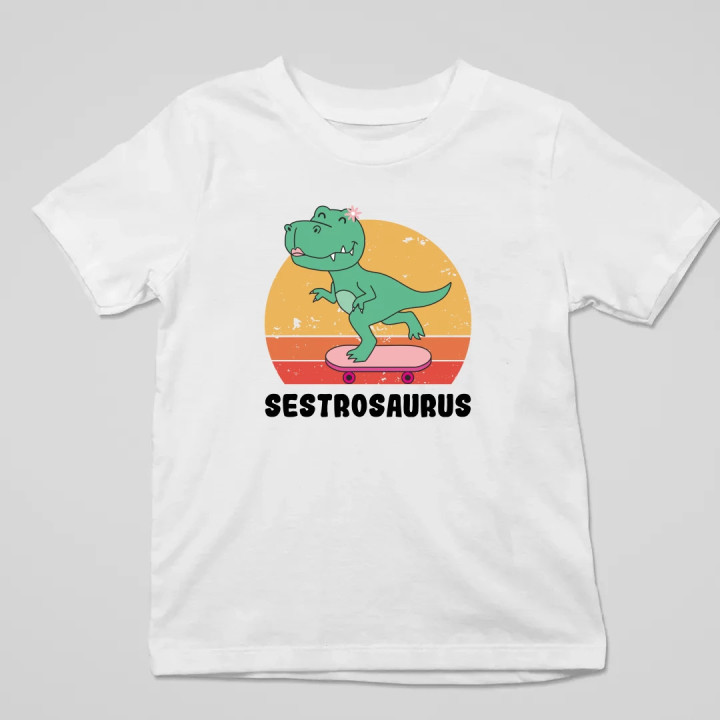 Sestrosaurus - detské tričko s potlačou