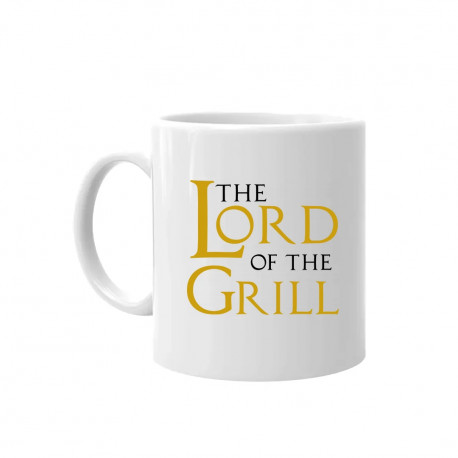 The lord of the grill - keramický hrnček s potlačou