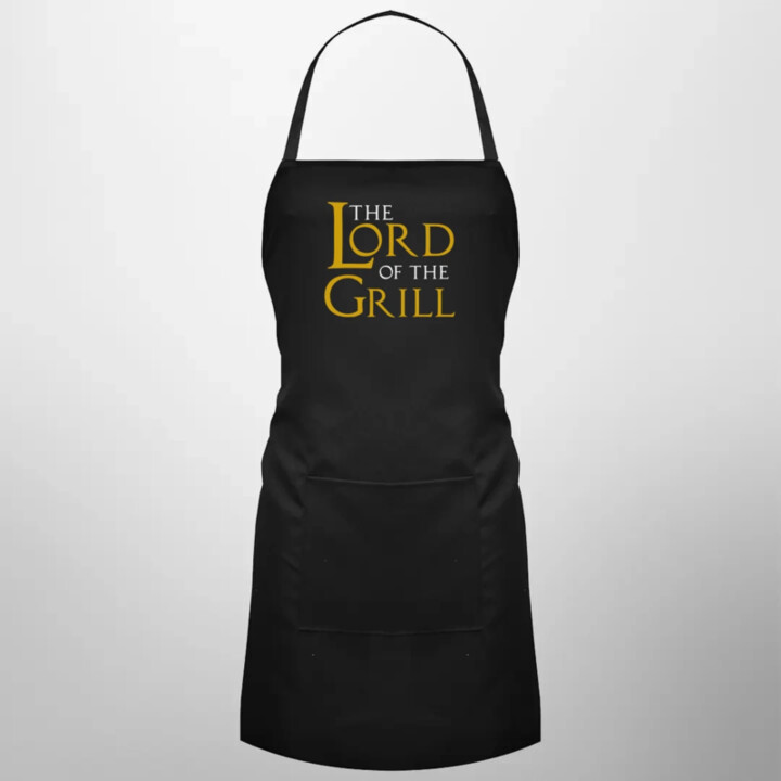 The lord of the grill - zástera s potlačou