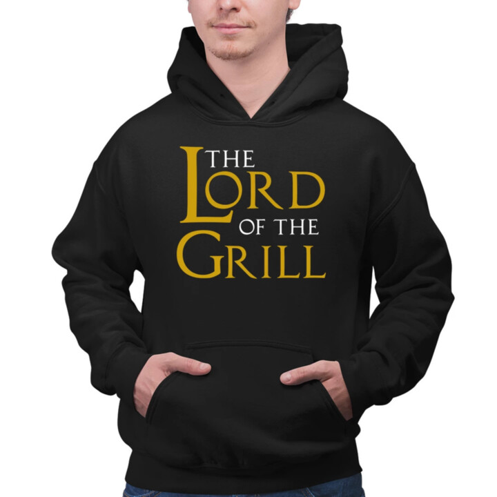 The lord of the grill  - pánska mikina s potlačou