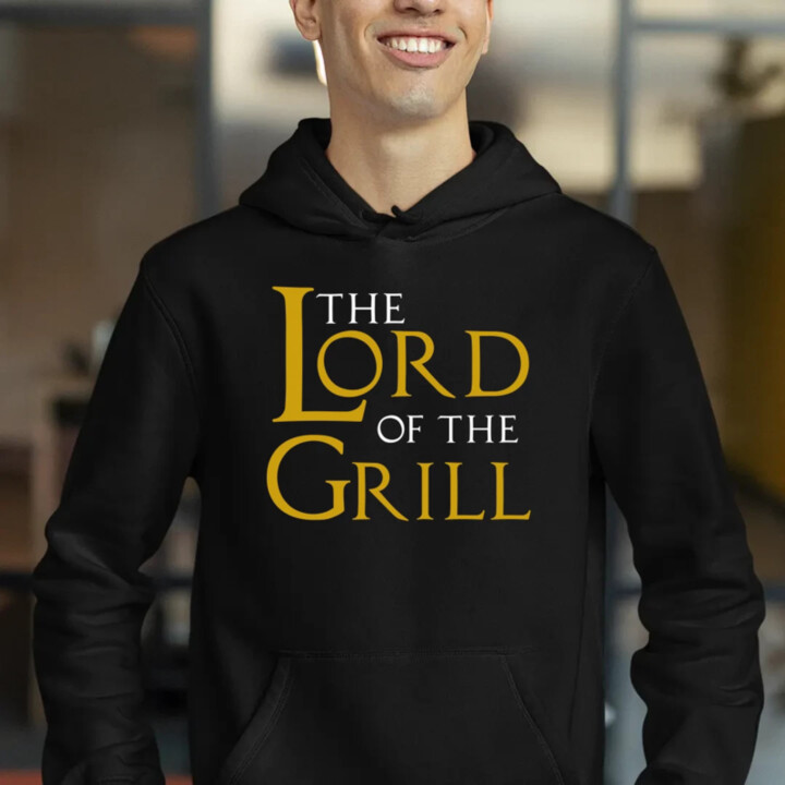 The lord of the grill  - pánska mikina s potlačou