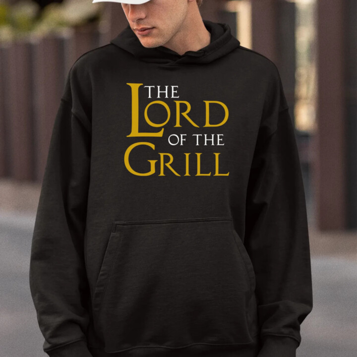 The lord of the grill  - pánska mikina s potlačou