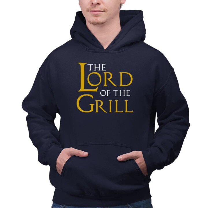 The lord of the grill  - pánska mikina s potlačou