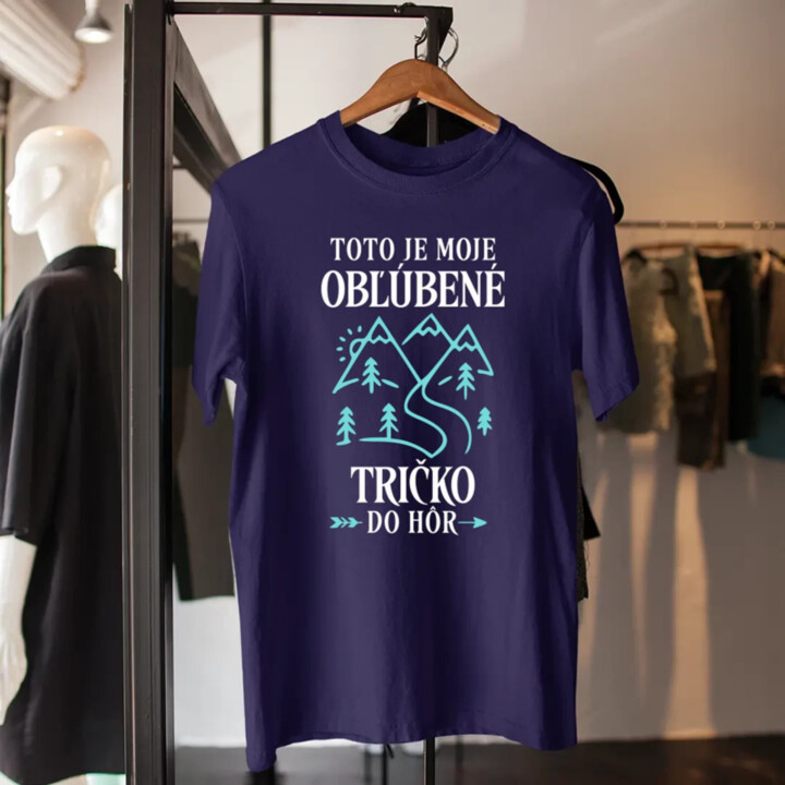 Toto je moje obľúbené tričko do hôr - pánske tričko s potlačou