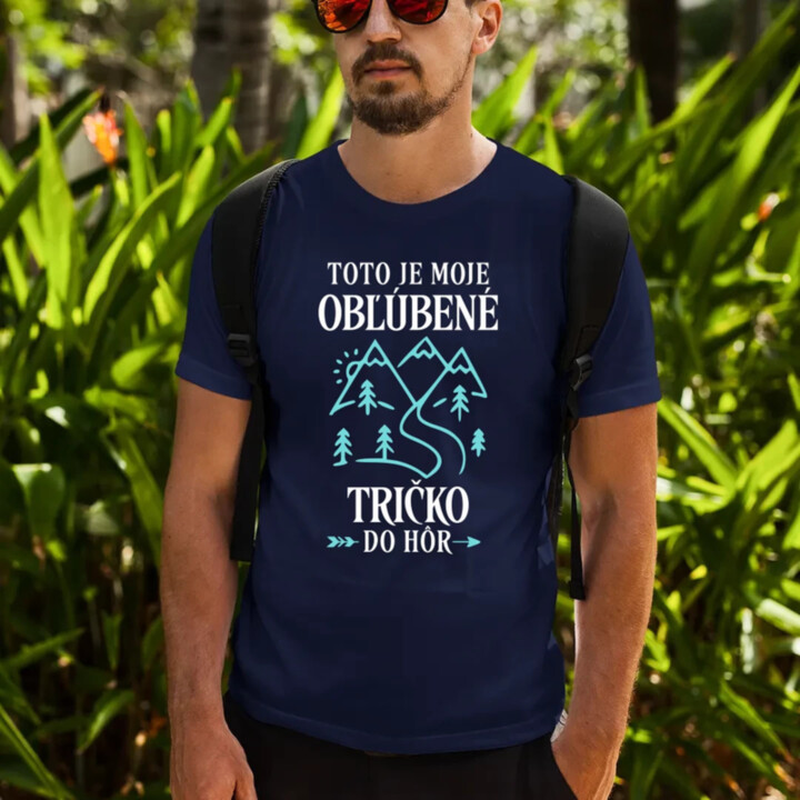 Toto je moje obľúbené tričko do hôr - pánske tričko s potlačou
