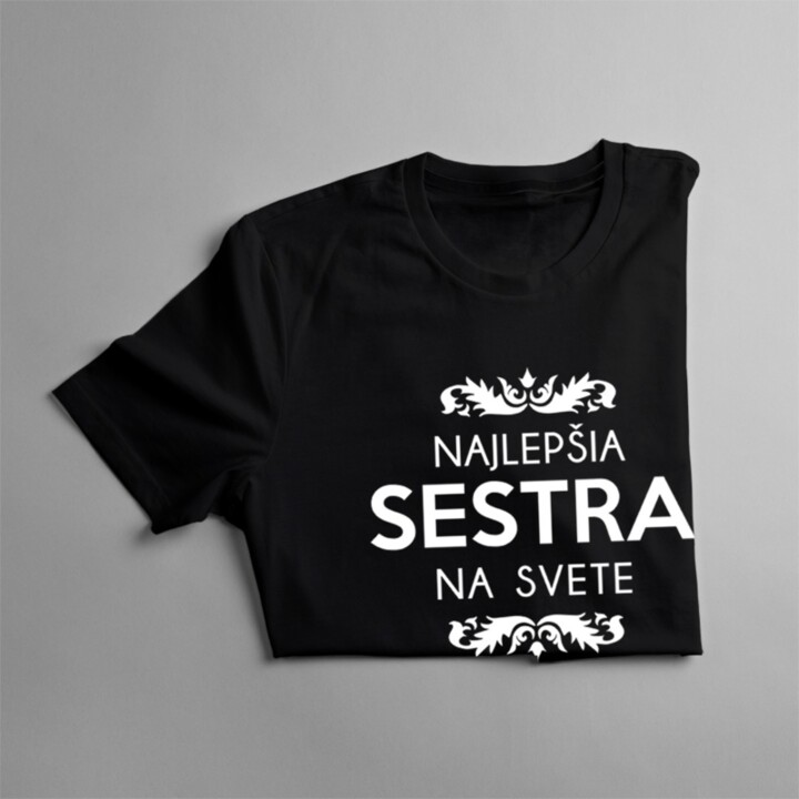 Najlepšia sestra na svete - Dámske tričko s potlačou