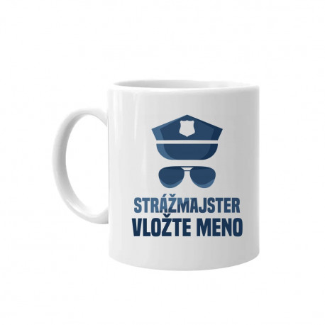 Strážmajster (meno) - keramický hrnček s potlačou - personalizovaný produkt