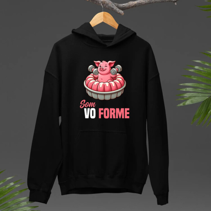 Som vo forme  - pánska mikina s potlačou