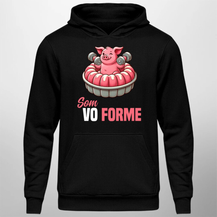 Som vo forme  - pánska mikina s potlačou