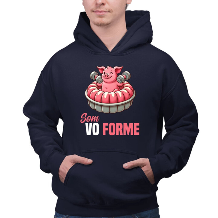 Som vo forme  - pánska mikina s potlačou