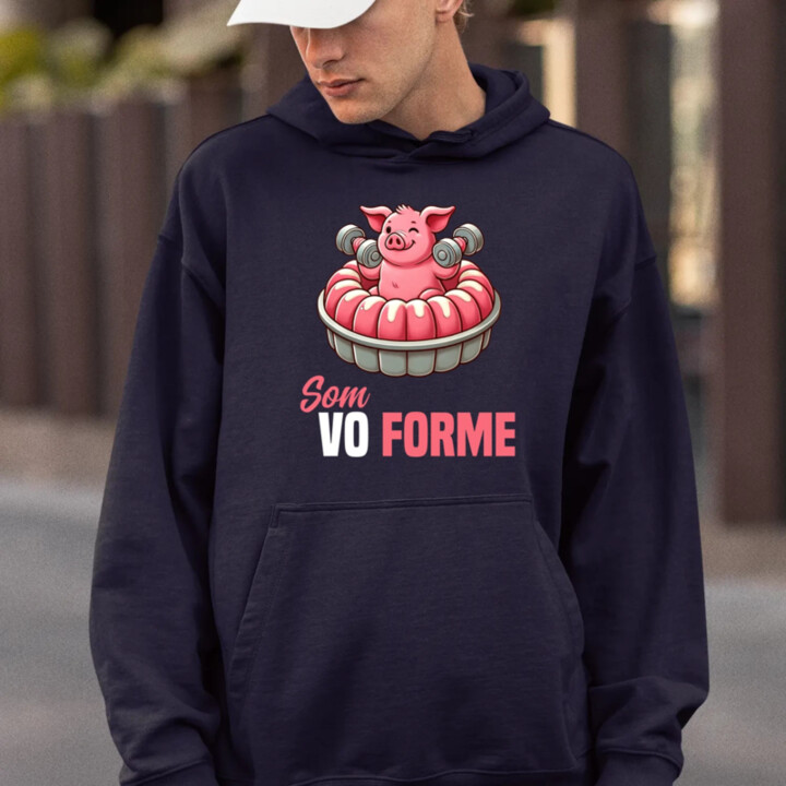 Som vo forme  - pánska mikina s potlačou