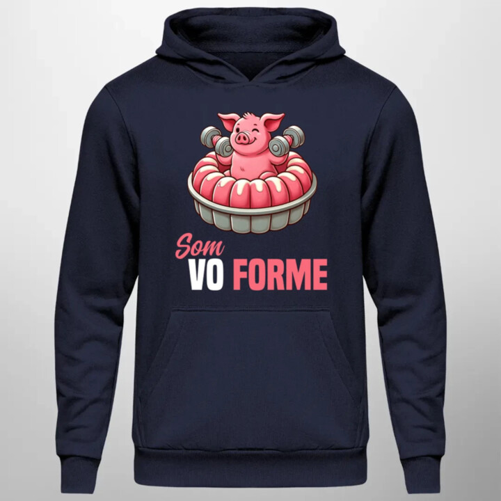 Som vo forme  - pánska mikina s potlačou