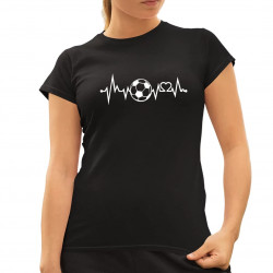EKG Futbal - dámske tričko s potlačou