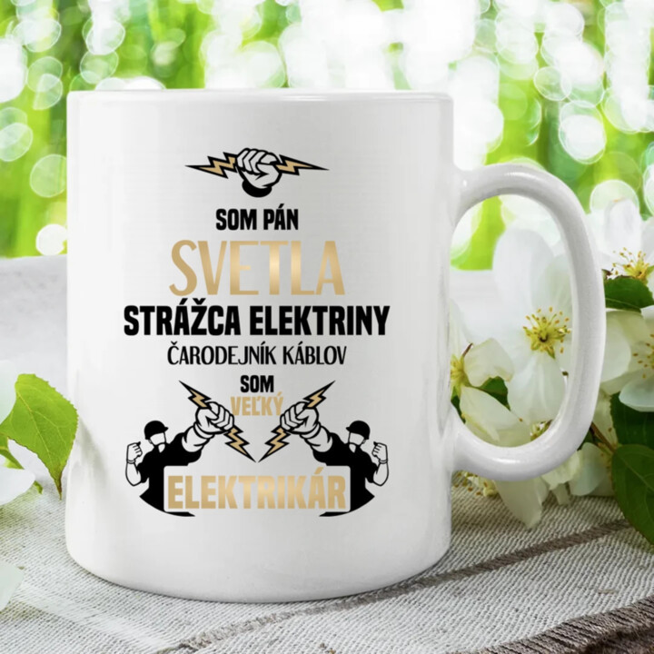 Som Pán svetla - keramický hrnček s potlačou