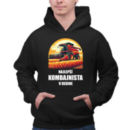 Najlepší kombajnista v dedine  - pánska mikina s potlačou