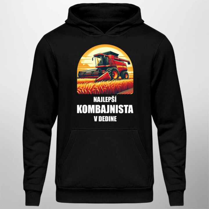 Najlepší kombajnista v dedine  - pánska mikina s potlačou