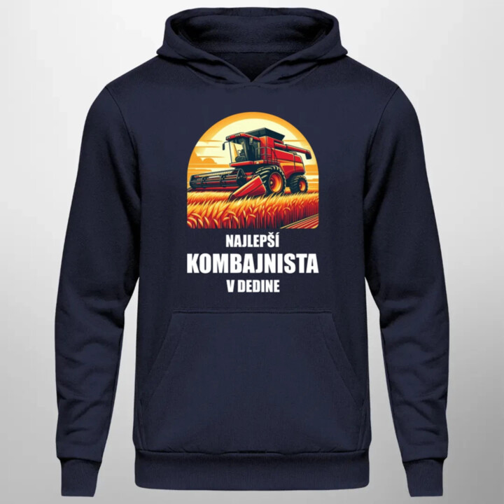Najlepší kombajnista v dedine  - pánska mikina s potlačou