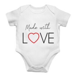Made with love - body s potlačou