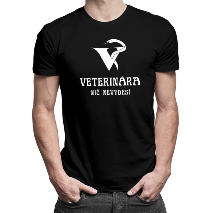 Veterinára nič nevydesí - Pánske tričko s potlačou