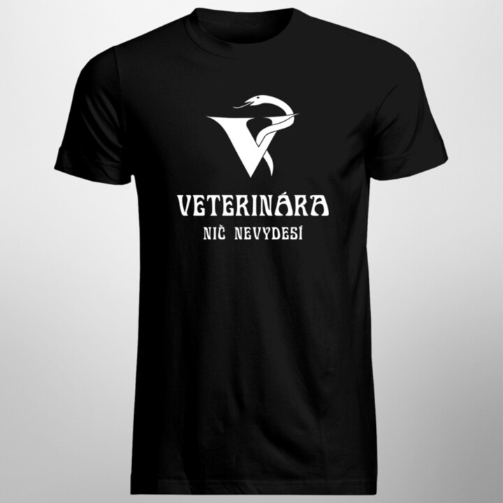 Veterinára nič nevydesí - Pánske tričko s potlačou