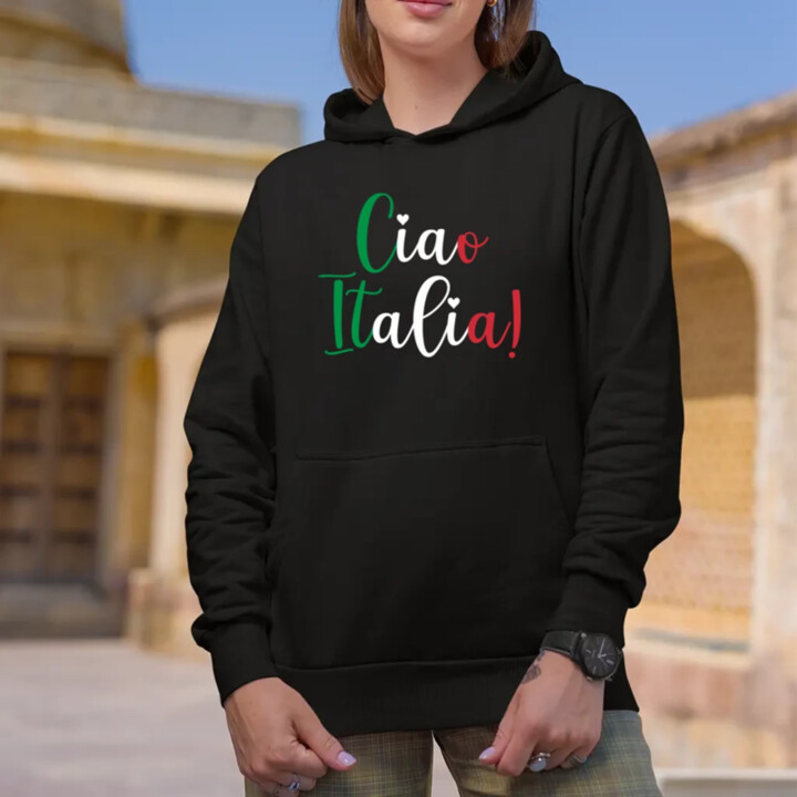 Ciao Italia!  - dámska mikina s potlačou