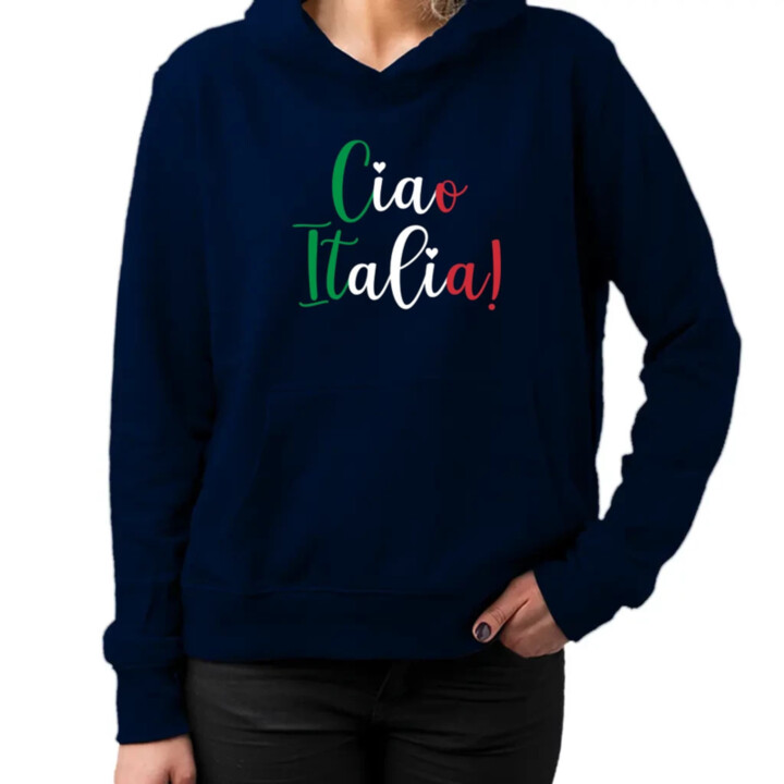 Ciao Italia!  - dámska mikina s potlačou