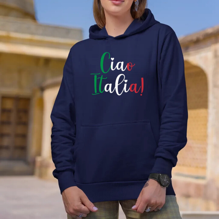 Ciao Italia!  - dámska mikina s potlačou