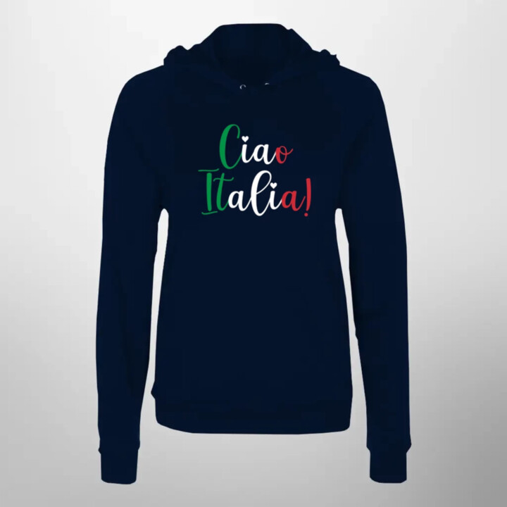 Ciao Italia!  - dámska mikina s potlačou
