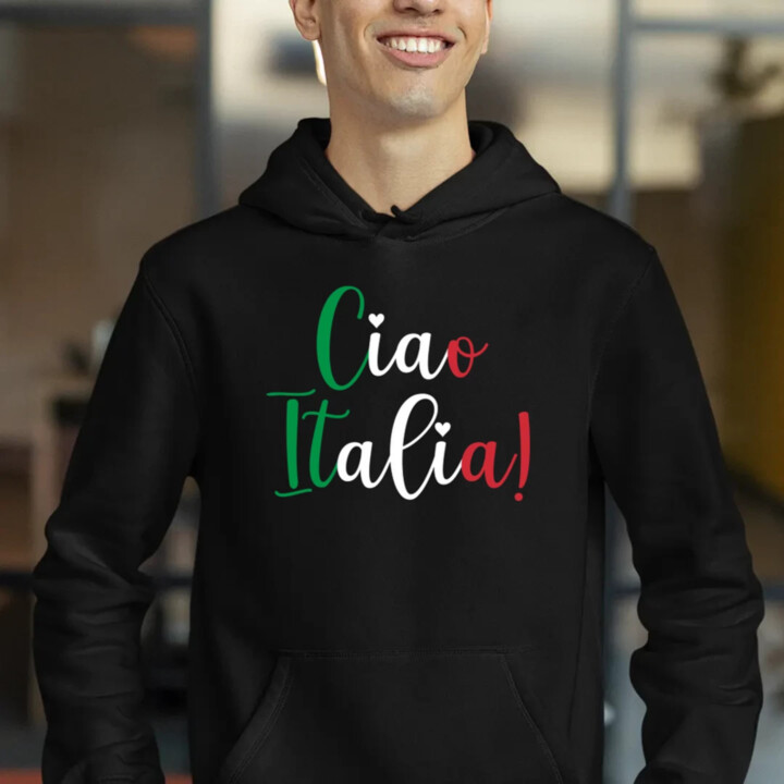 Ciao Italia!  - pánska mikina s potlačou