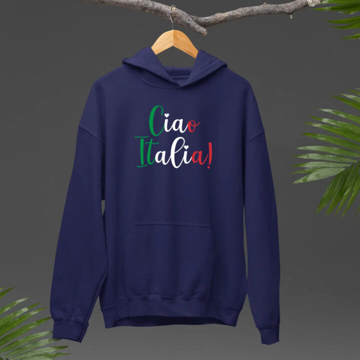 Ciao Italia!  - pánska mikina s potlačou