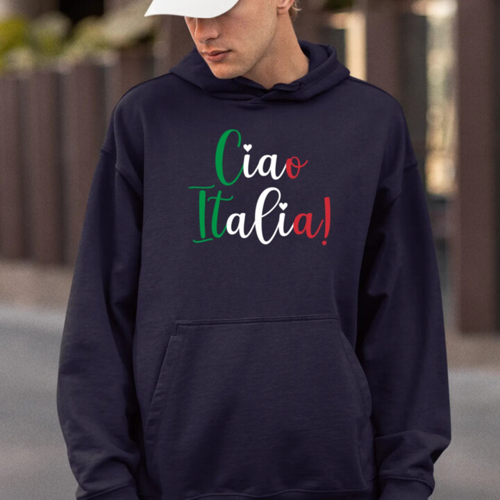 Ciao Italia!  - pánska mikina s potlačou