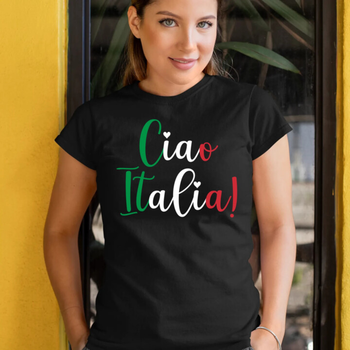 Ciao Italia! - dámske tričko s potlačou