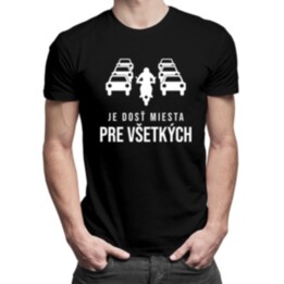 Je dosť miesta pre všetkých - pánske tričko s potlačou