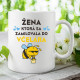 Žena, ktorá sa zamilovala do včelára - keramický hrnček s potlačou